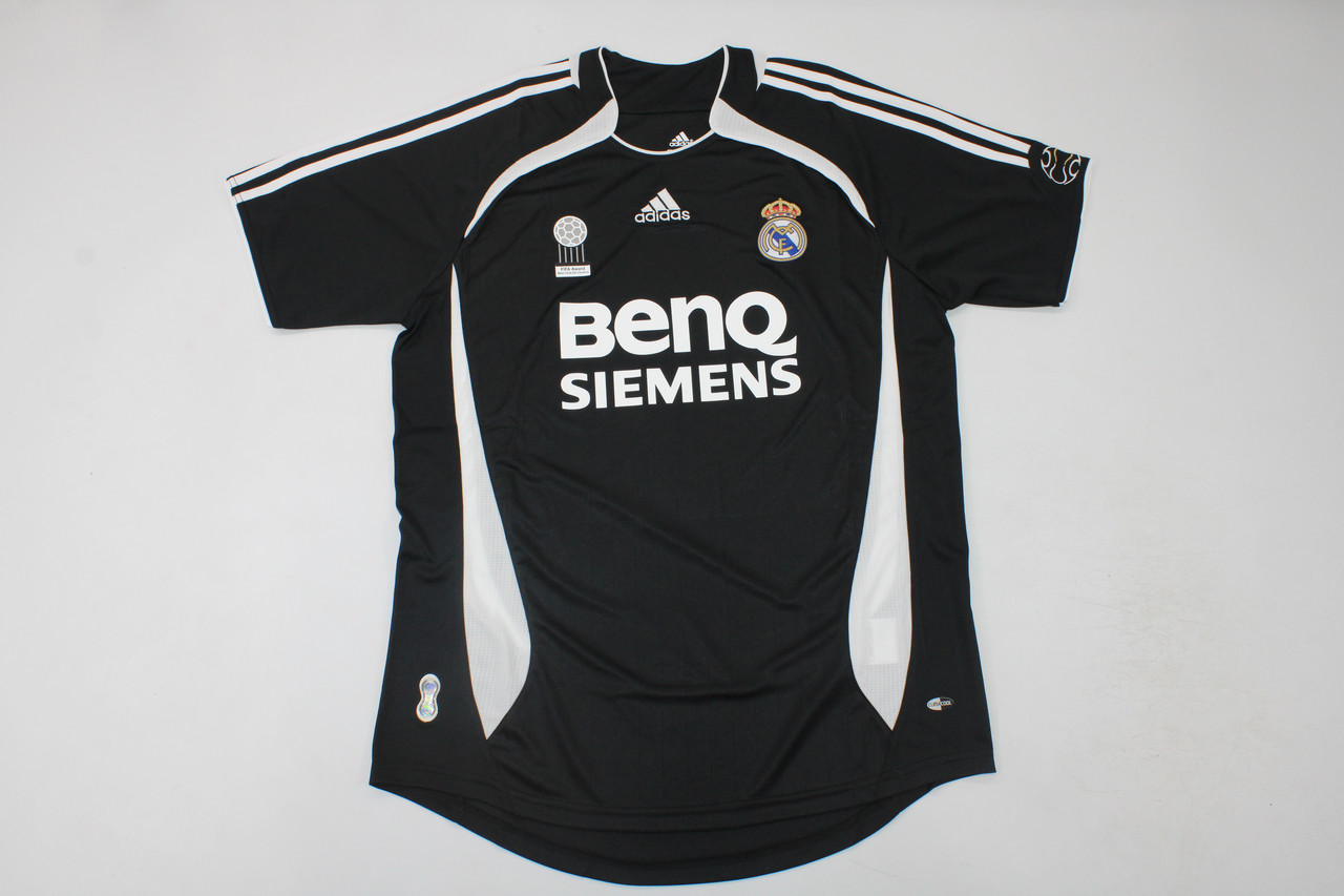 AAA Quality Real Madrid 06/07 Away Black Soccer Jersey